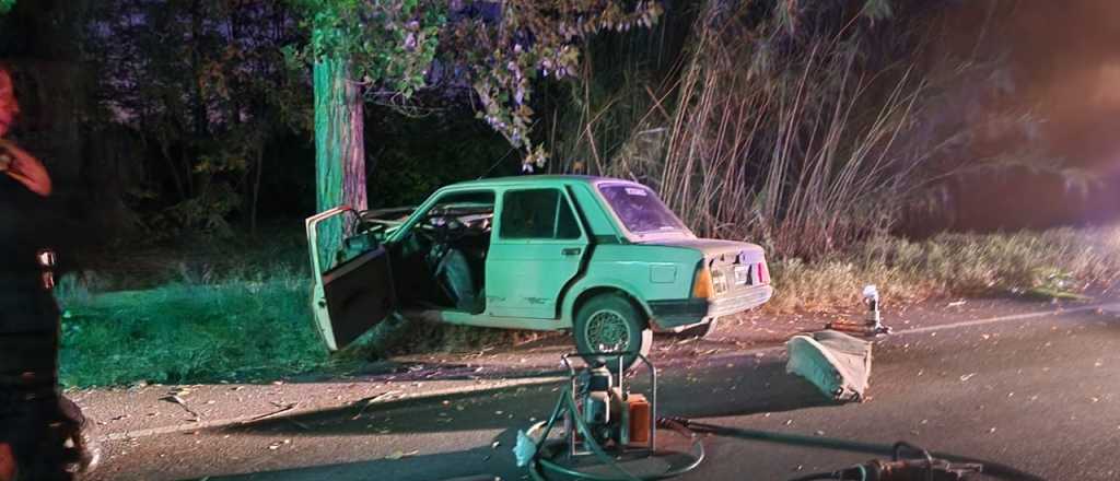 San Martín: murió un hombre al chocar contra un árbol