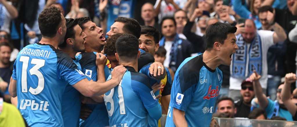 Napoli no pudo con Salernitana y quedó a un paso de ser campeón