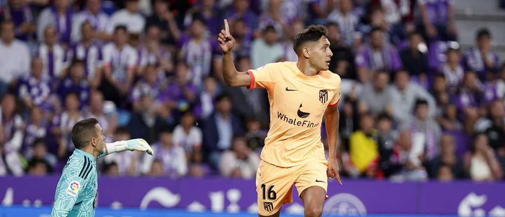 Video: lindo gol de Nahuel Molina en el triunfo del Atlético de Madrid