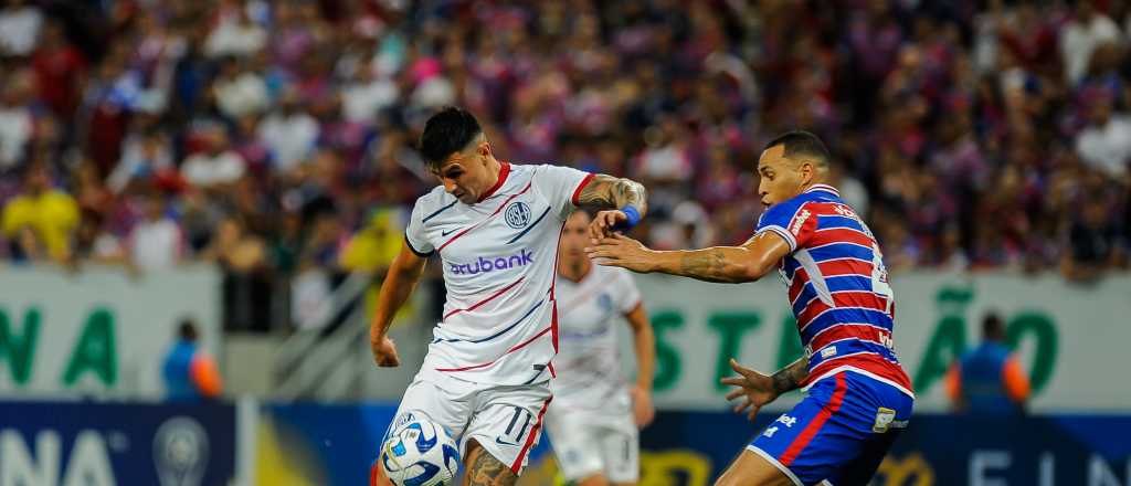 Por un penal agónico, San Lorenzo perdió un partidazo ante Fortaleza