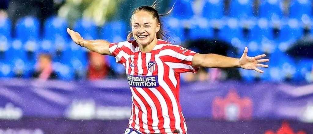 Infernal golazo de la mendocina Estefanía Banini para el título del Atlético