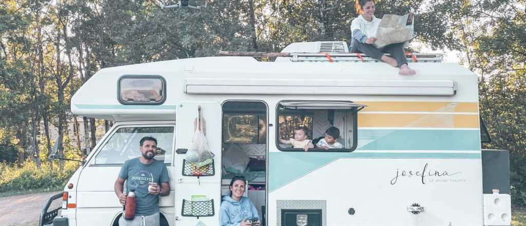 Aventura: tres mendocinos viajaron desde Canadá a Mendoza en una casilla