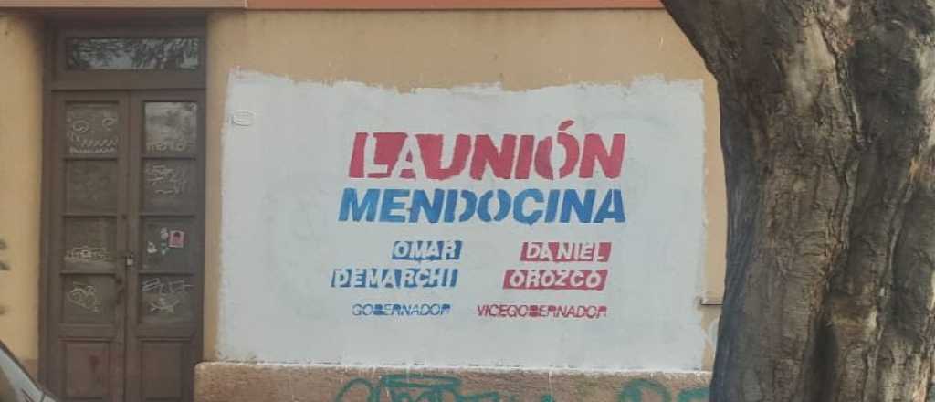 Multaron a La Unión Mendocina por escrachar paredes en Ciudad