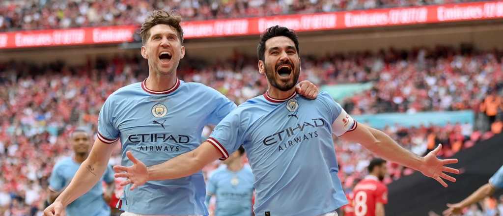 Ahora la triple corona está cerca: el Manchester City se quedó con la FA Cup