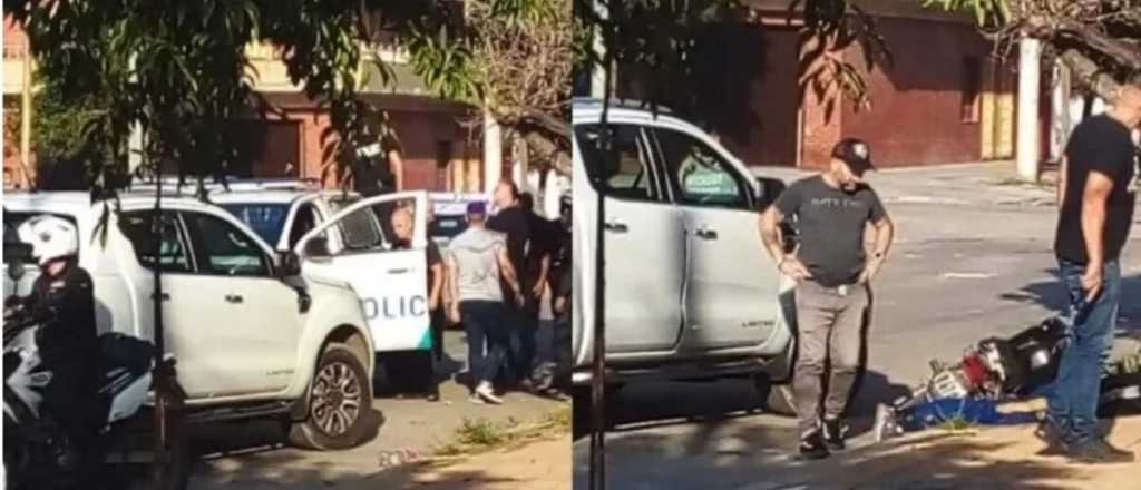 El jefe de Seguridad de Lanús detuvo a un motochorro