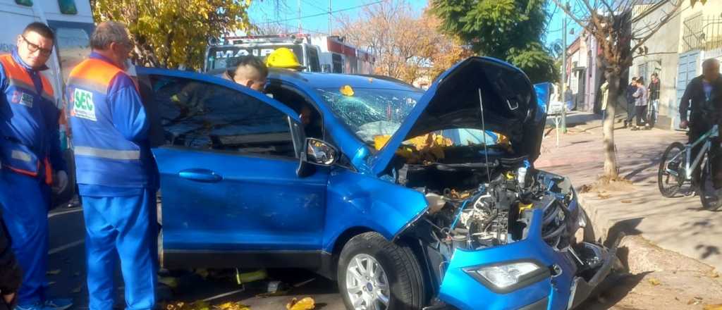 Una mujer se descompensó al manejar, chocó con un árbol y murió en Maipú