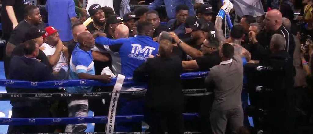 Video: Mayweather en una batalla campal con el nieto de un mafioso