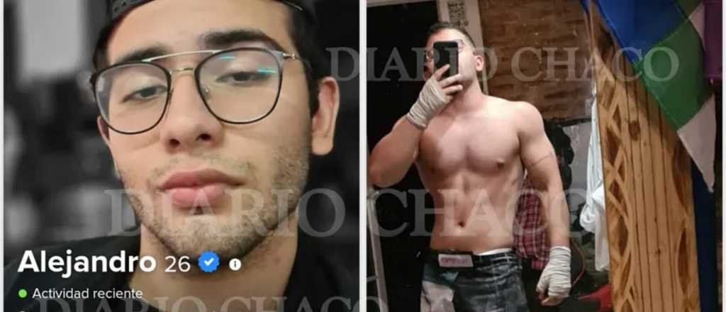 Este es el perfil falso de César Sena en Tinder con el que conoció a Cecilia