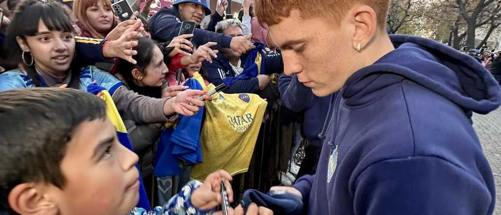 Videos: locura en Mendoza por la llegada de Boca