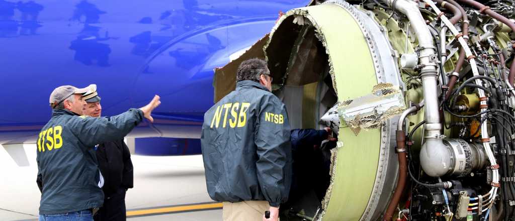 Un hombre fue succionado por una turbina de avión y murió