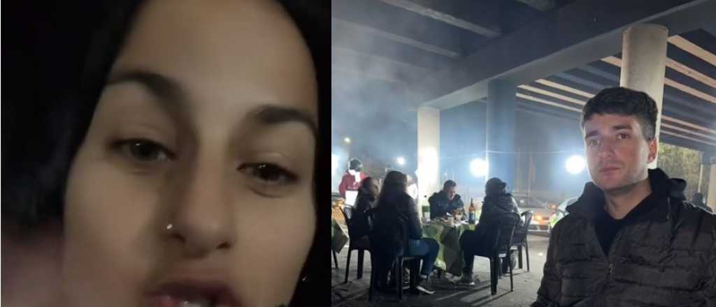 Una mendocina criticó a su novio por llevarla a comer choris debajo del puente