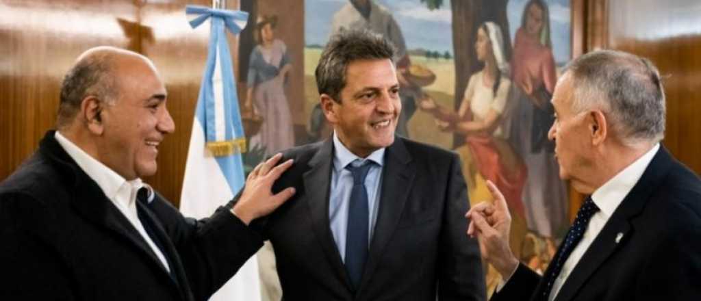 Otra foto para mostrar la "unión por la patria": Massa recibió a Manzur