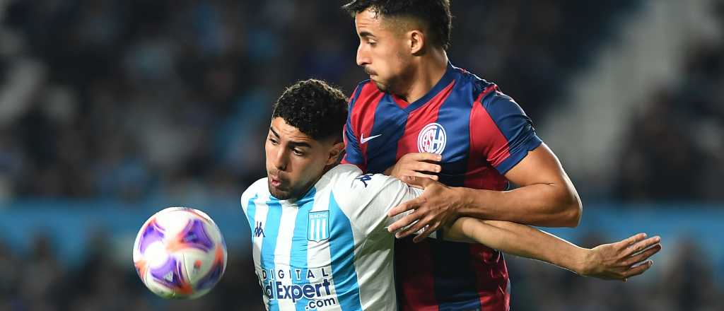 Racing y San Lorenzo igualaron un polémico partido en Avellaneda