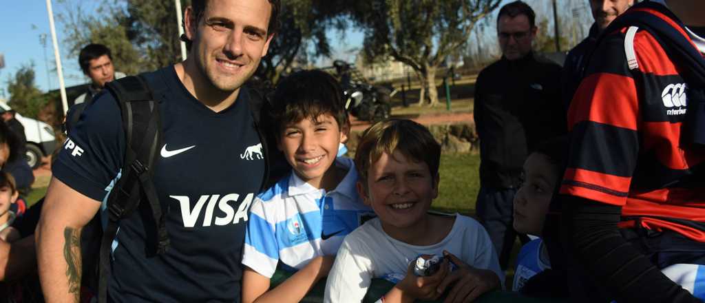 Gran gesto de Los Pumas con cientos de chicos mendocinos