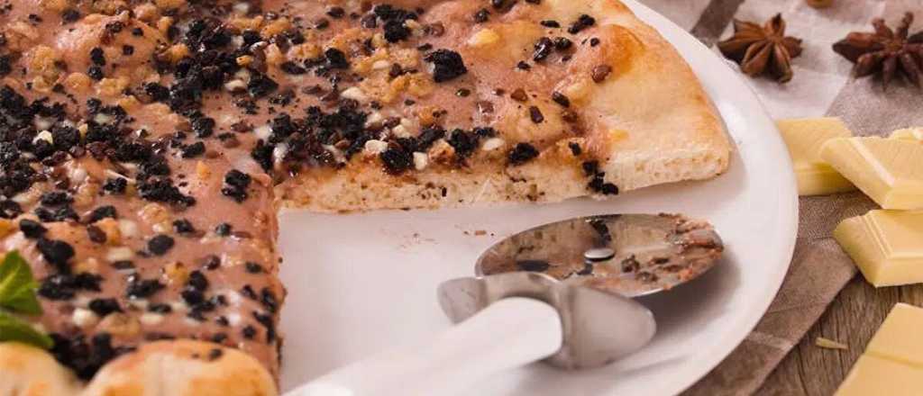 Pizza de chocolate casera