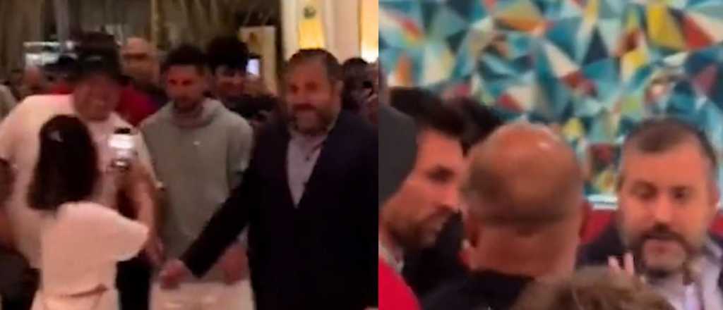 Video: el perturbador momento que vivió Messi en un shopping de Miami