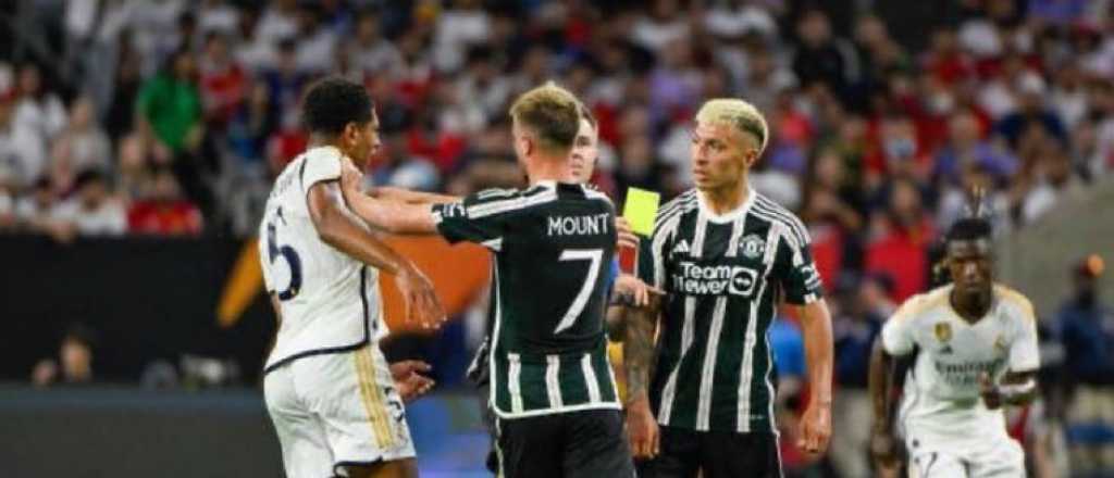 Se re picó: Lisandro Martínez fue con todo y Bellingham reaccionó