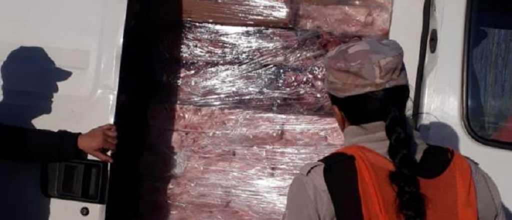 Un hombre transportaba en San Martín 100 kilos de carne podrida 