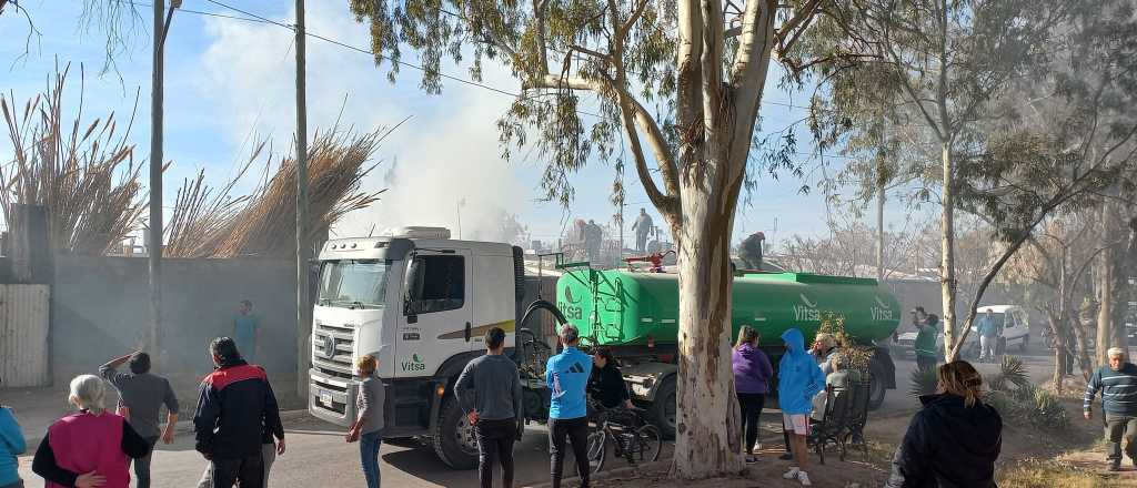 Se incendiaron 3 viviendas en Las Heras: piden ayuda para dos ancianos