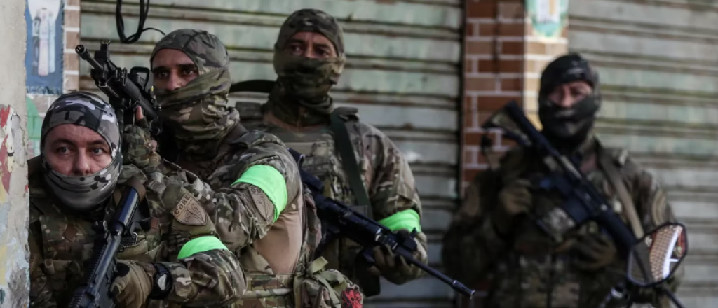 Videos: diez muertos durante un operativo en una favela de Brasil