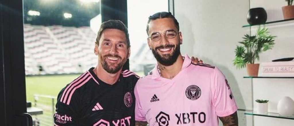 Un afortunado: Maluma recibió un espectacular regalo de Messi 