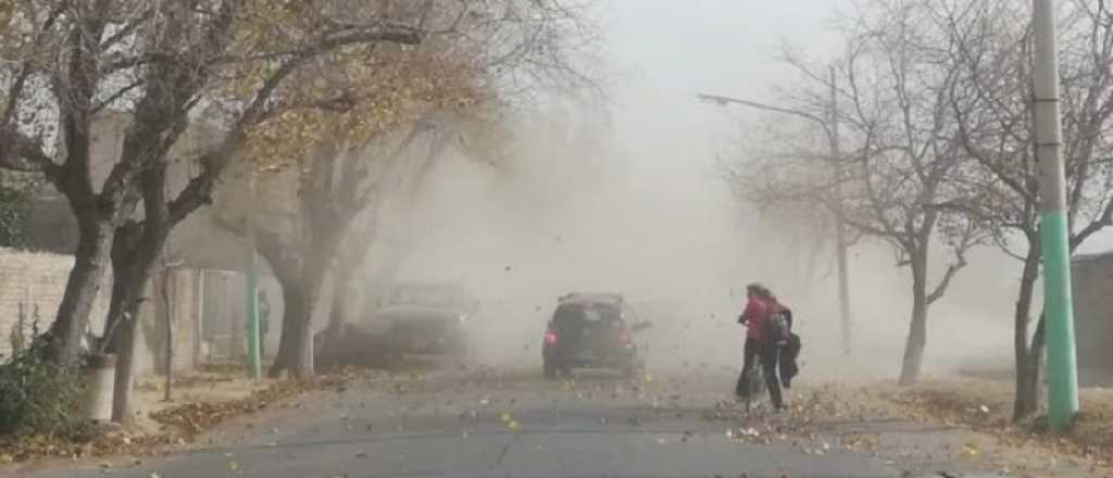 Alerta amarilla en todo Mendoza por viento Zonda