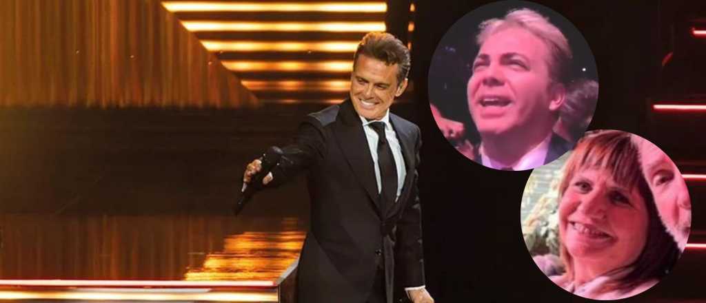 Video: Bullrich y Cristian Castro en el último show de Luis Miguel