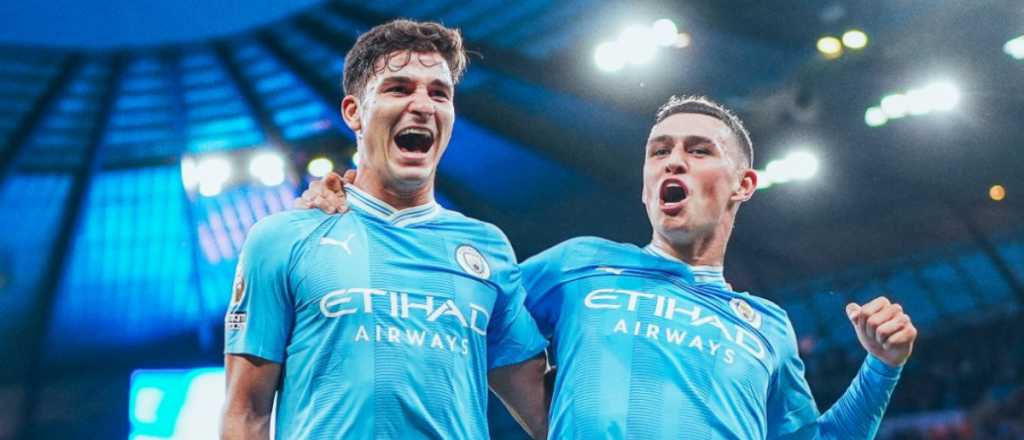 Video: imparable, Juilán anotó un golazo para otro triunfo del City