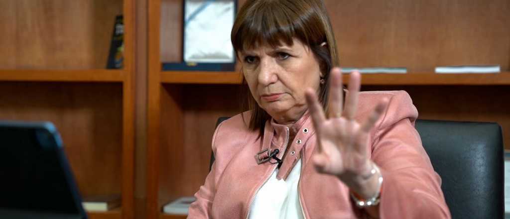 Bullrich: "Si se pierde el control, el Gobierno tiene que pedir el estado de sitio"