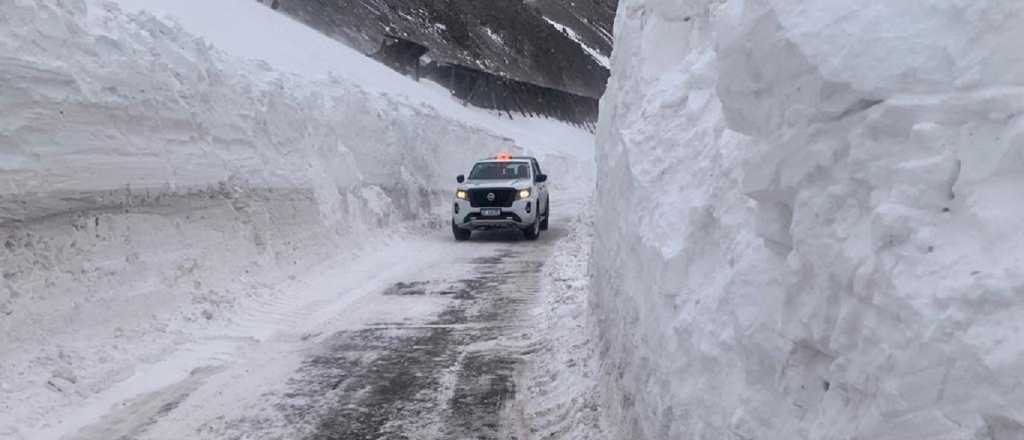 La nieve es total: la impactante foto de Las Cuevas que se volvió viral