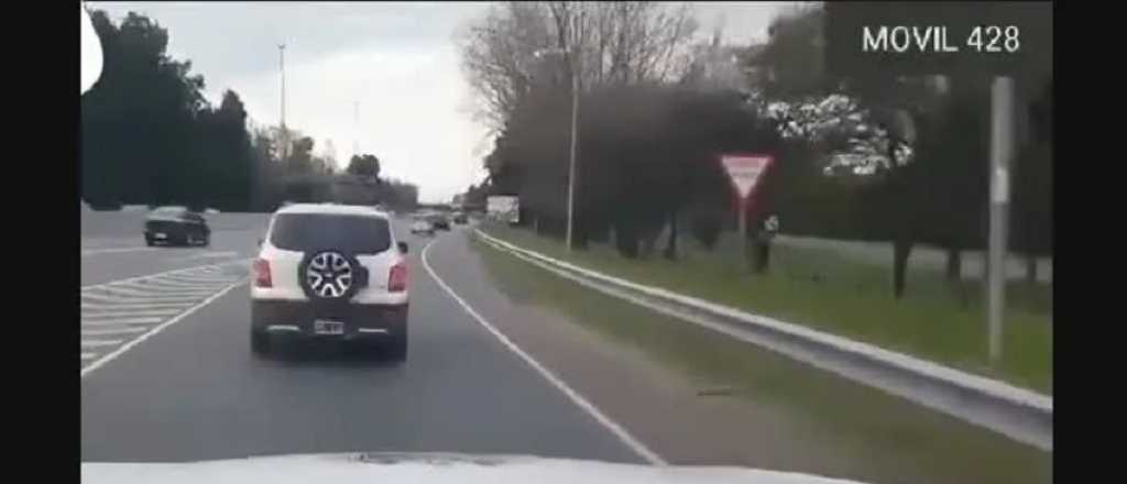 Video: robo y persecución de película en la Panamericana