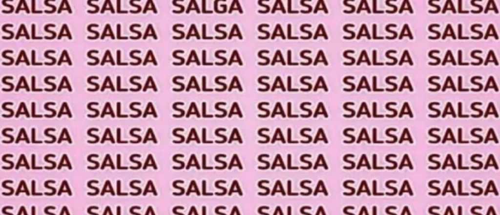 Acertijo visual: ¿en dónde se oculta la palabra "Salga"?