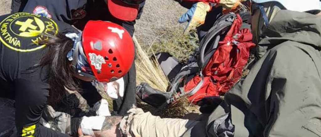 Un hombre se lesionó en el Cerro Arco haciendo parapente