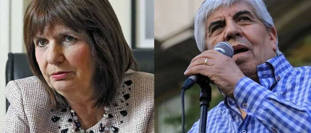 Hugo Moyano dijo que Patricia Bullrich es la "Pinocheta"