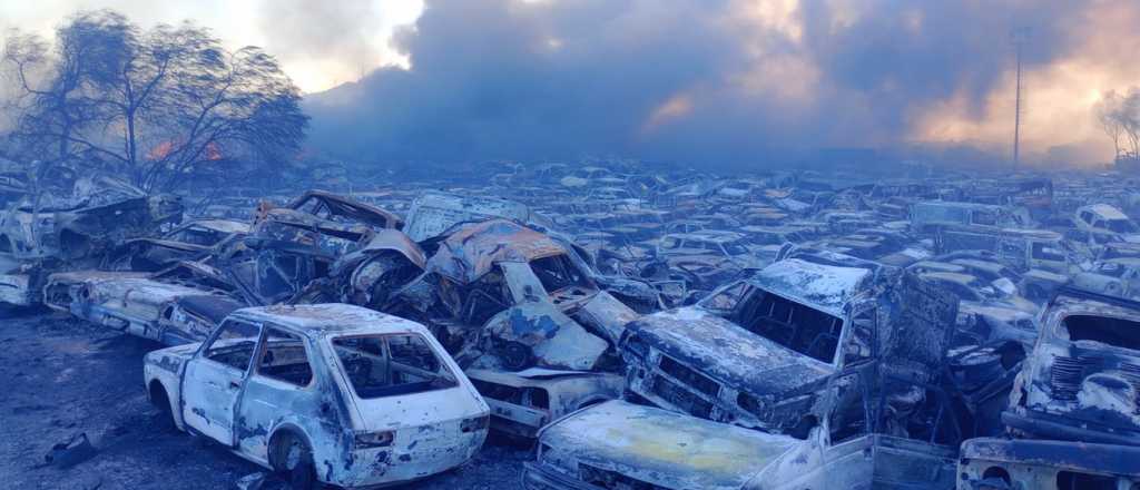 Para Levrino el incendio en la Playa San Agustín "fue intencional"