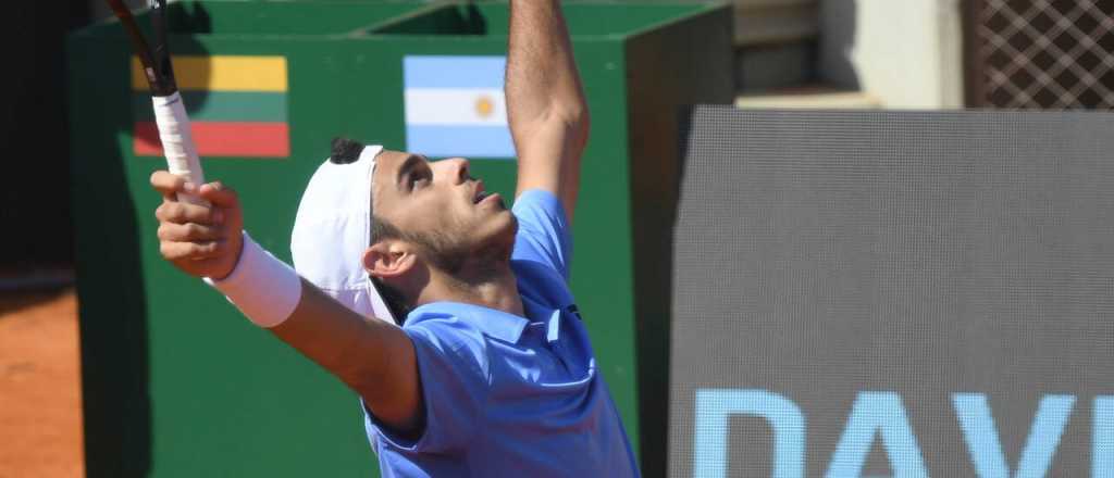 Cerúndolo le dio a Argentina el primer punto de la serie ante Lituania