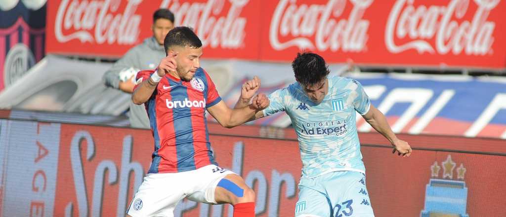 San Lorenzo y Racing igualaron en el Nuevo Gasómetro