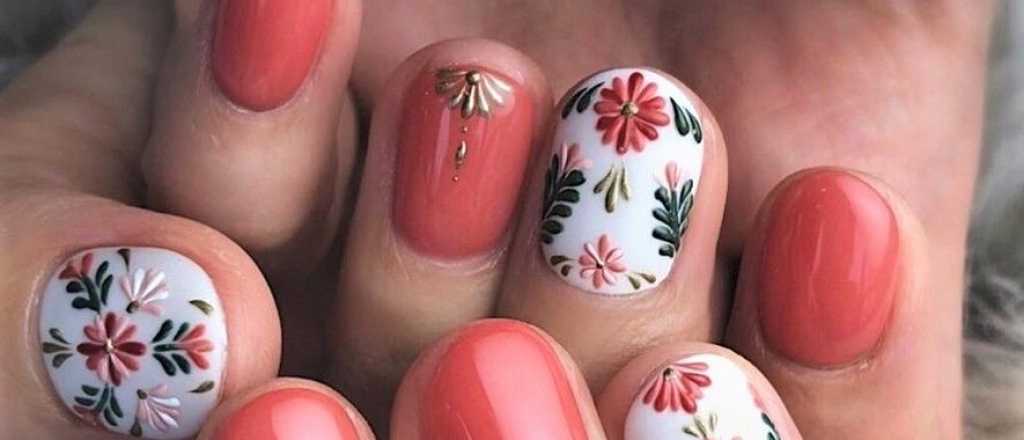 Diseños de uñas primaverales, más allá de las flores