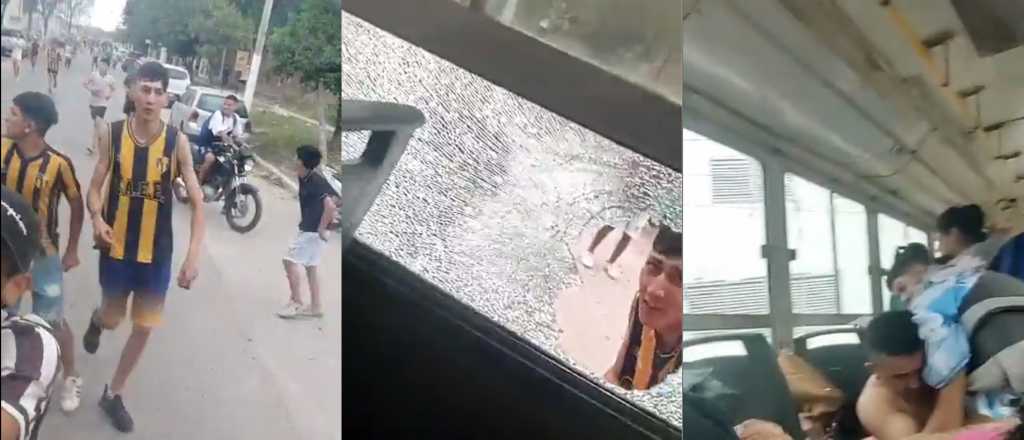 Video: un colectivo fue apedreado y asaltaron a los pasajeros en Tucumán