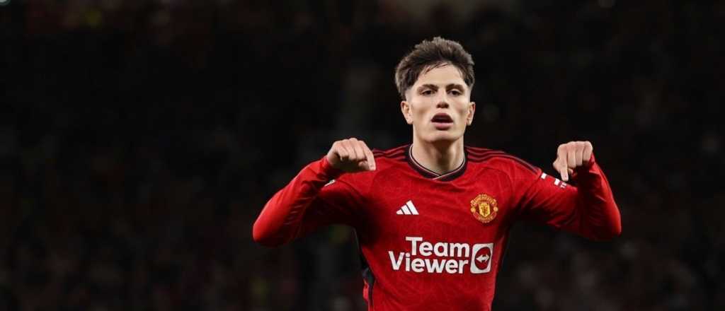 El mejor de todos: Manchester United premió a Alejandro Garnacho