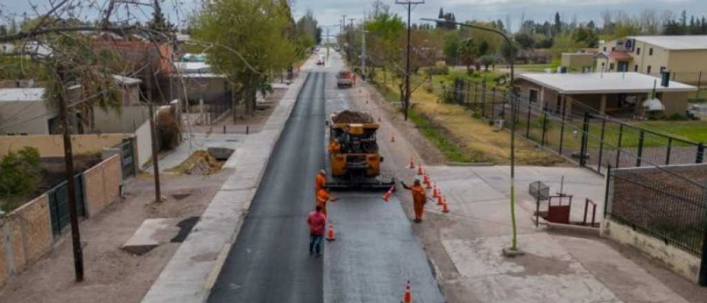 La ruta que va a Rivadavia y Junín fue renovada y así luce