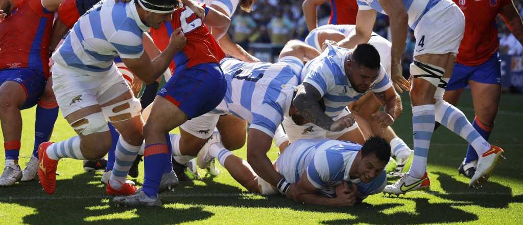 Los Pumas aplastaron a Chile y siguen en carrera en el Mundial