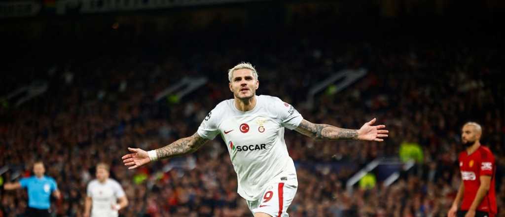 Un gol de Icardi le dio el triunfo a Galatasaray sobre el United