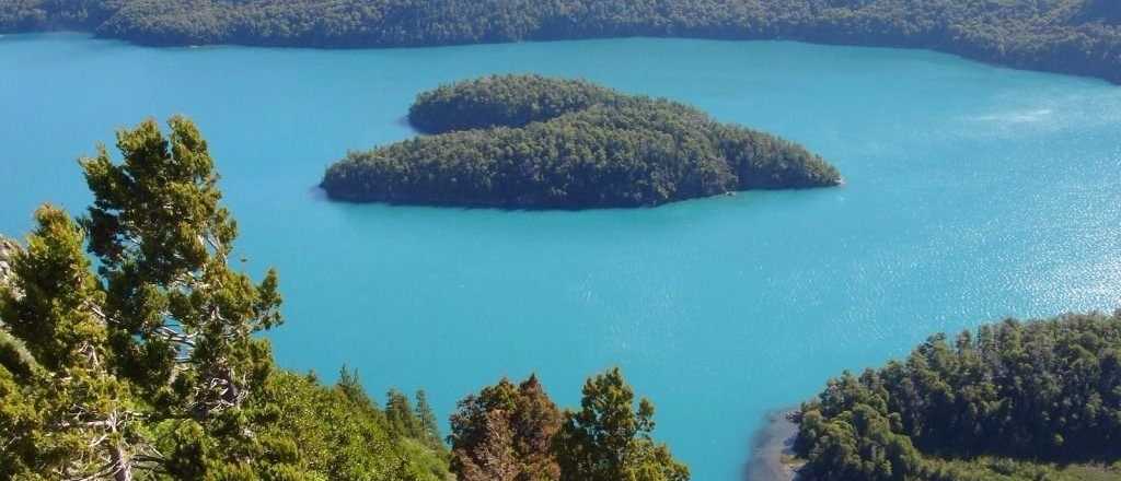 La extraña y poco conocida isla de Bariloche que se parece a un corazón