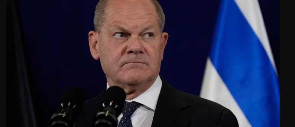 El avión de Olaf Scholz fue evacuado en Tel Aviv bajo un ataque de misiles 