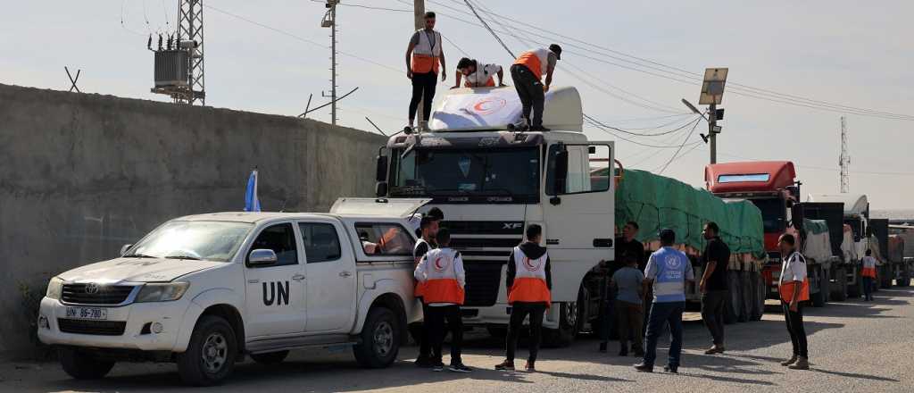 Comenzó a entrar a la Franja de Gaza la ayuda humanitaria