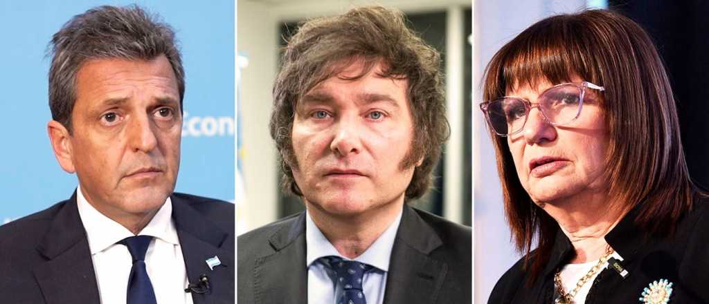 Bullrich, Massa y Milei definen una elección protagonizada por la incertidumbre