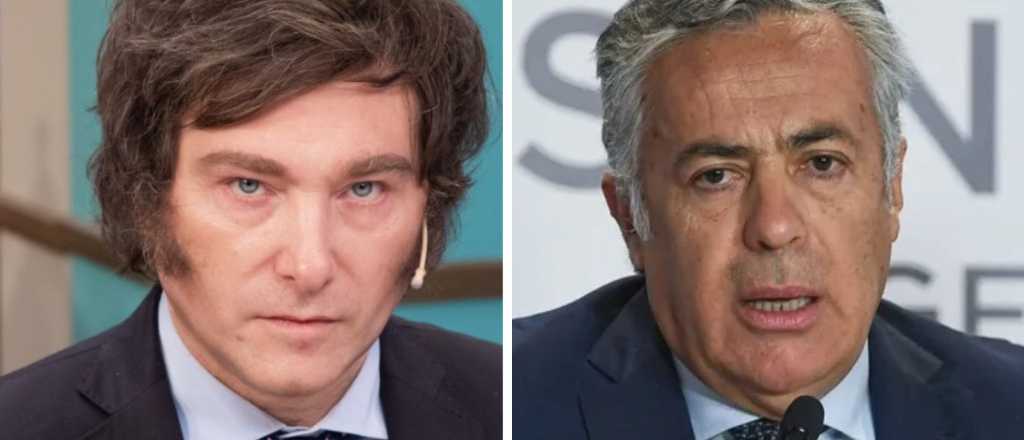 Después de decirle "dictador", Milei busca acercarse a Cornejo