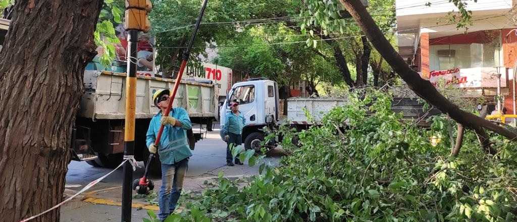 La Municipalidad de Capital desplegó 80 agentes por el Zonda