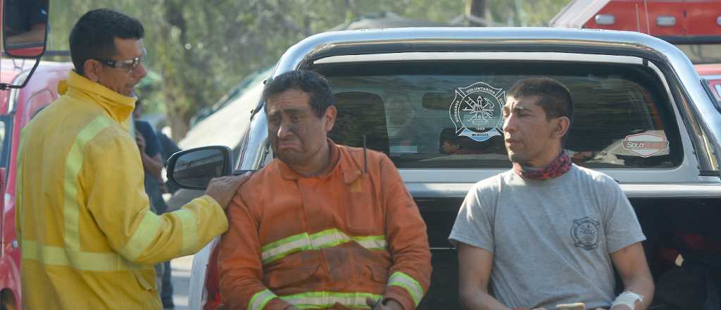 Otro incendio se desató en Luján de Cuyo y se intensifican las tareas